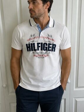 Tommy Hilfiger White Polo Shirt
